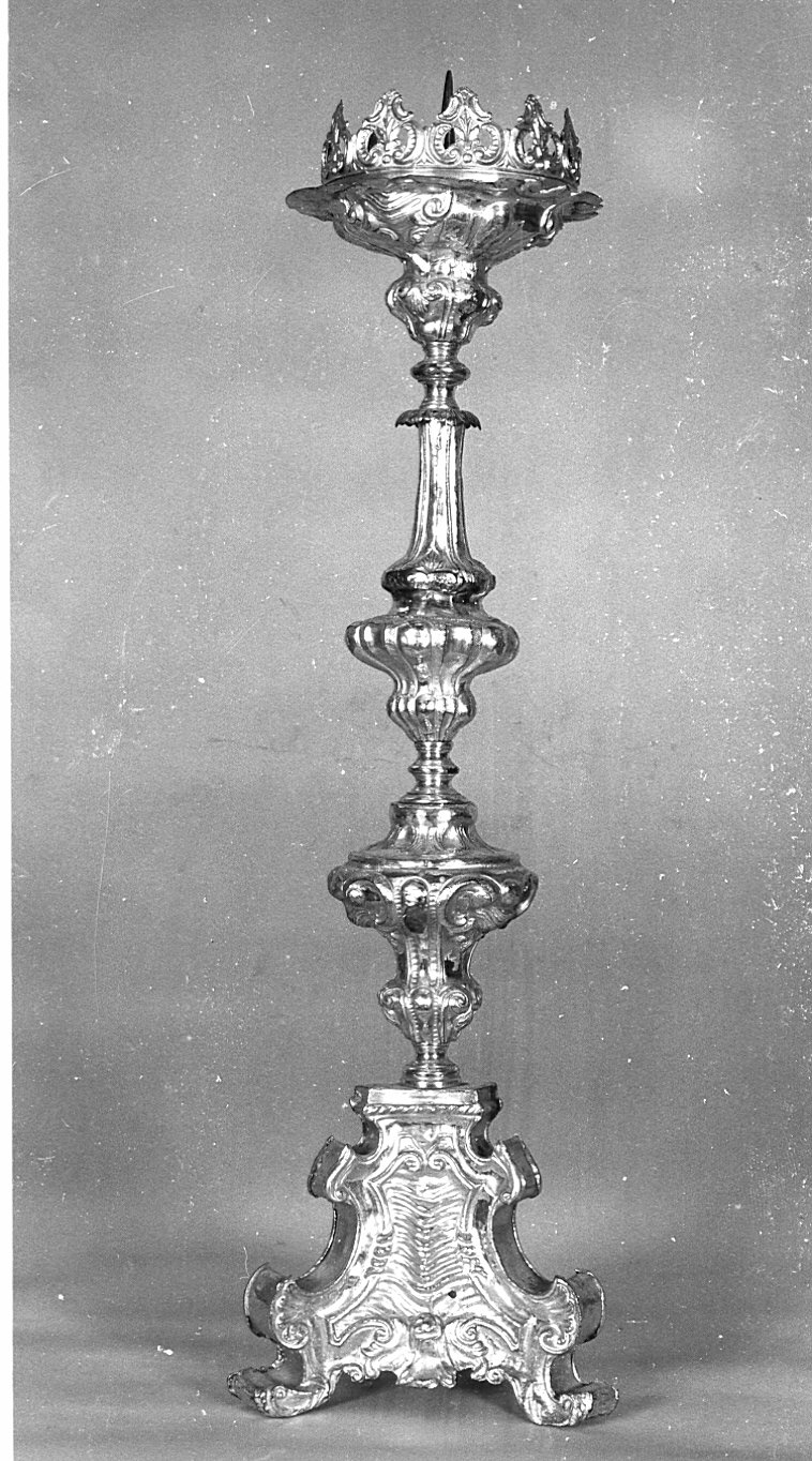 candeliere, coppia - bottega lombarda (sec. XVIII)