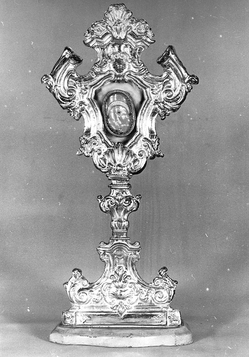 reliquiario - a ostensorio - bottega lombarda (sec. XVIII)