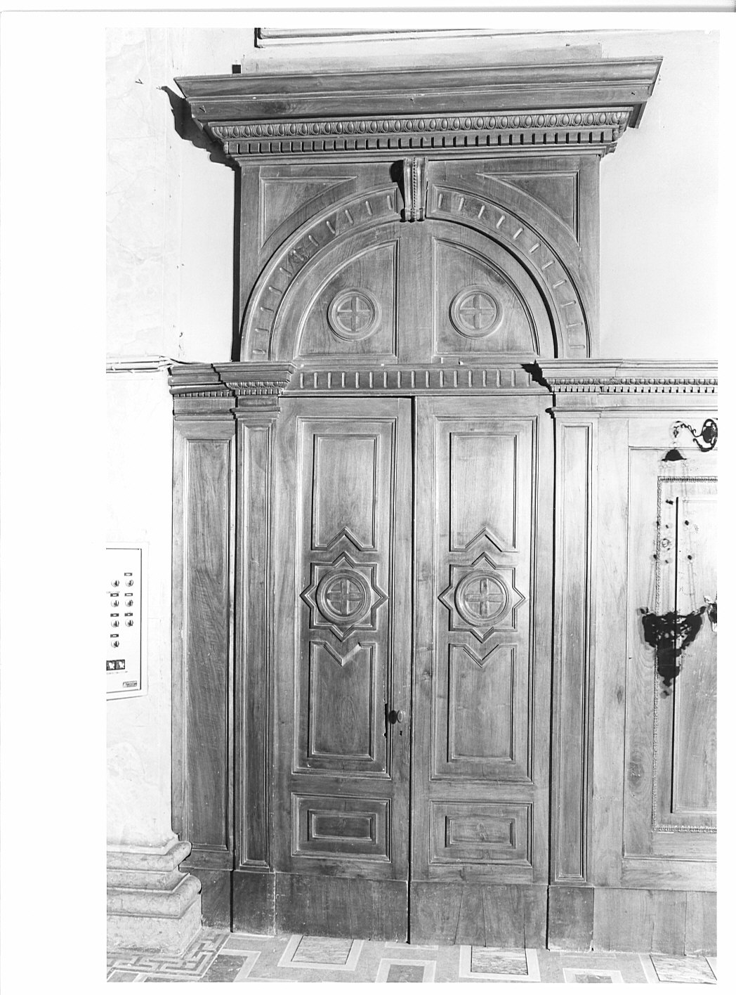 porta - bottega lombarda (fine/inizio secc. XIX/ XX)