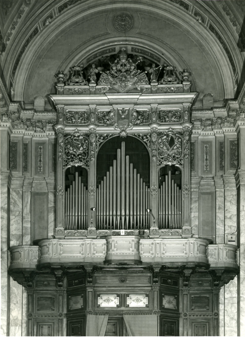 cassa d'organo, opera isolata - bottega italiana (prima metà sec. XX)