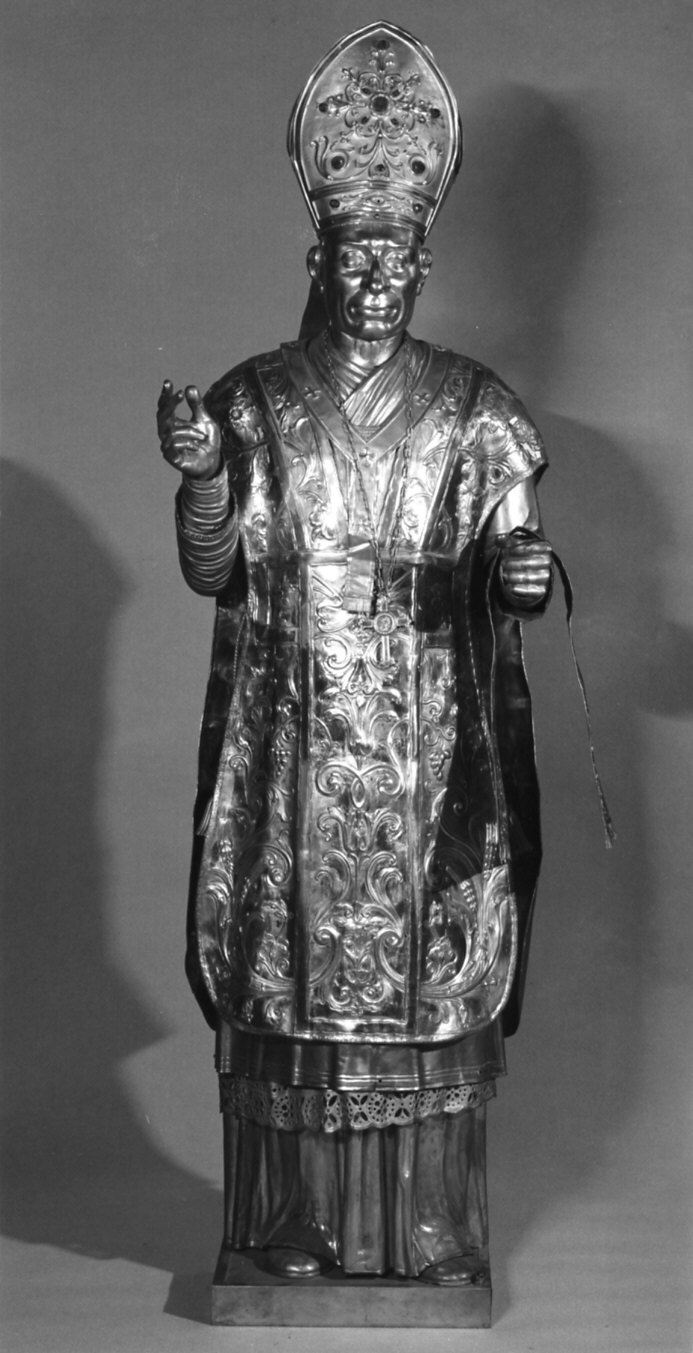 reliquiario - a statua, opera isolata - bottega italiana (prima metà sec. XX)