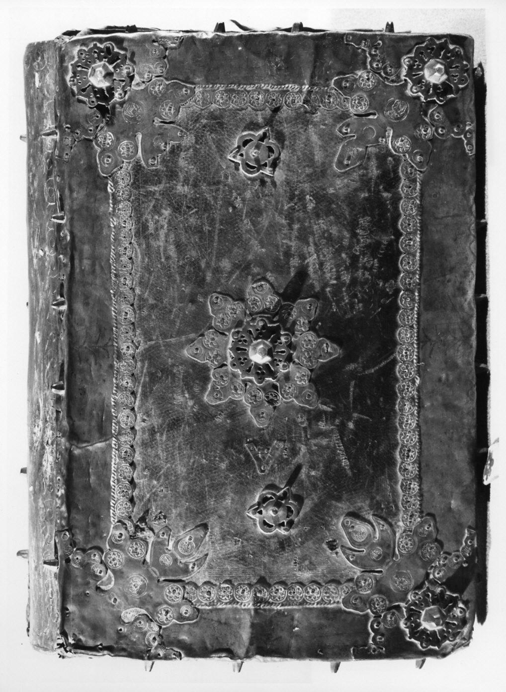 coperta di libro liturgico, opera isolata - bottega italiana (sec. XVII)