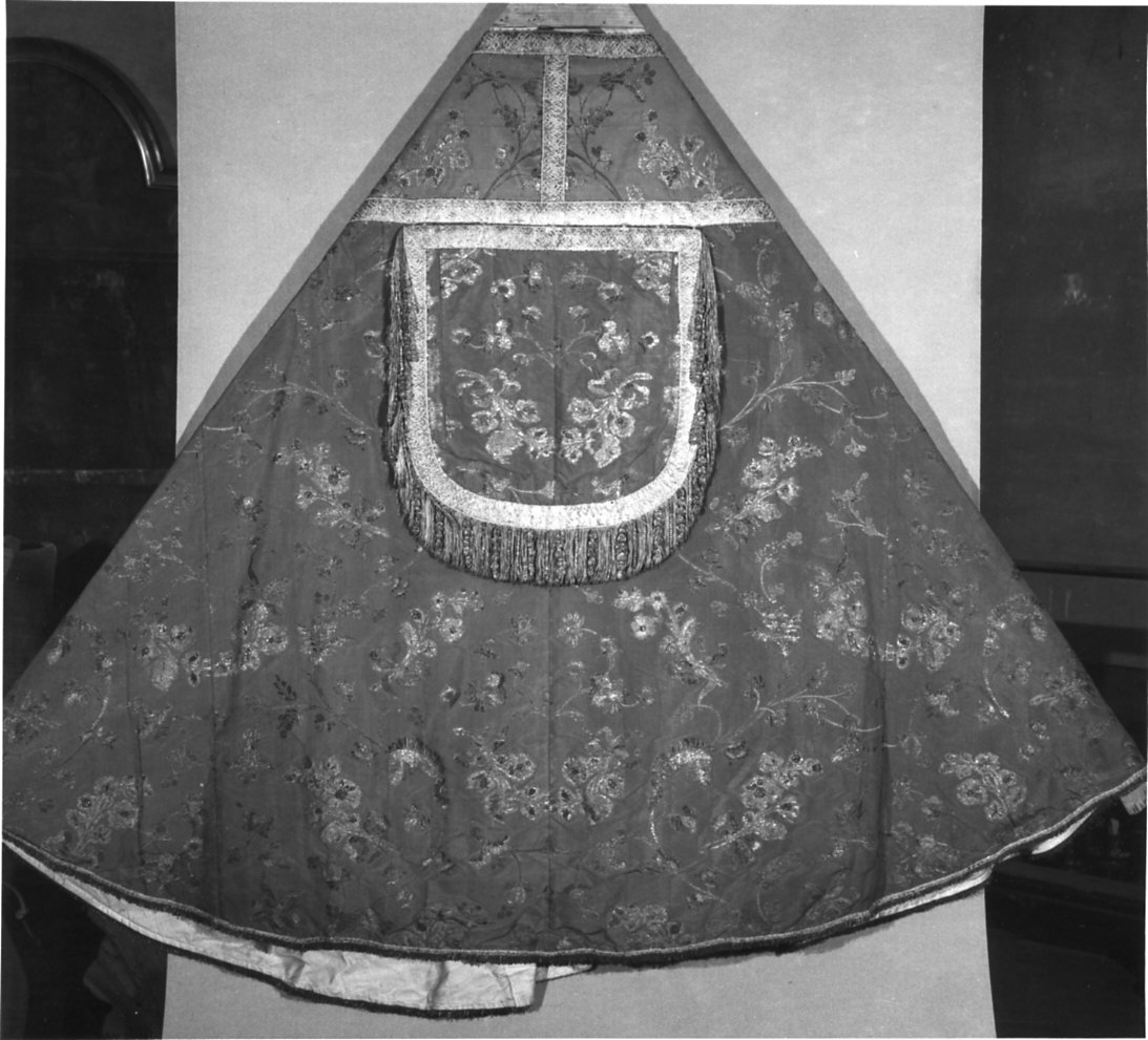 piviale, opera isolata - manifattura lombarda (sec. XVIII)