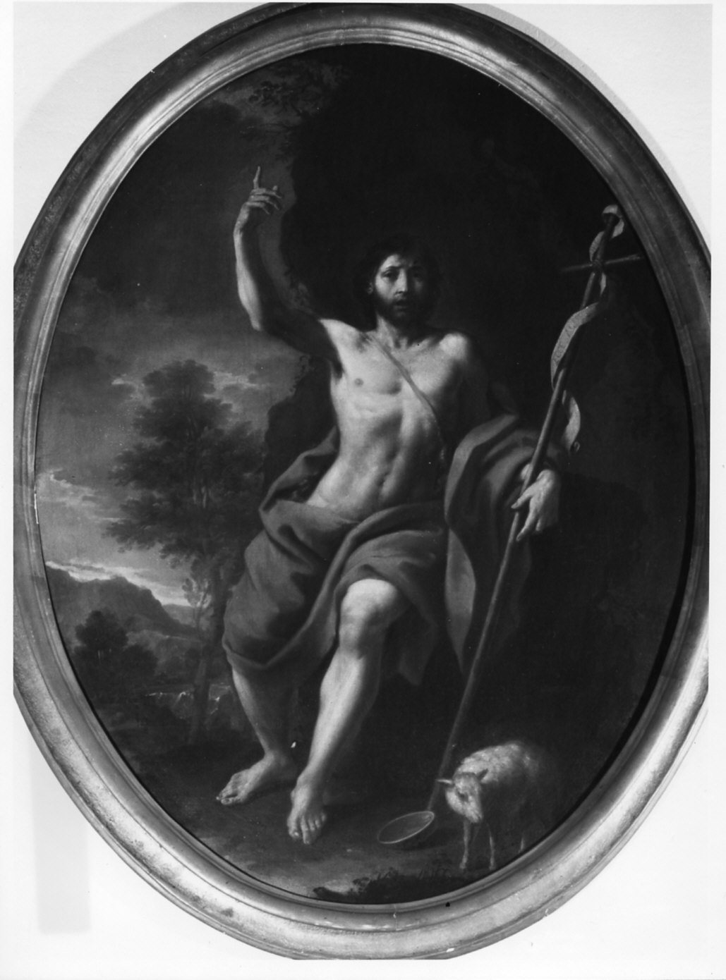 San Giovanni Battista (dipinto, opera isolata) - ambito italiano (fine sec. XVII)