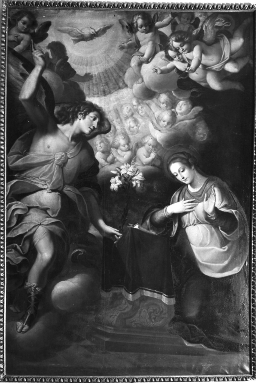 Annunciazione (dipinto, opera isolata) - ambito italiano (sec. XVII)