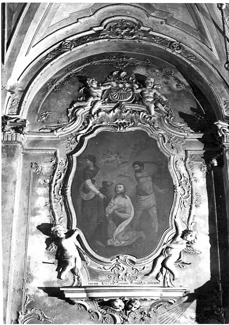 San Sebastiano (decorazione plastica) - bottega lombarda (sec. XVIII)