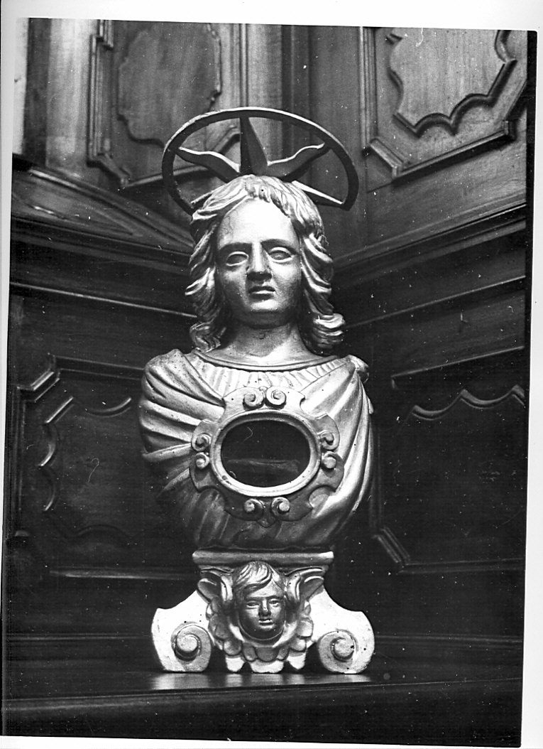 reliquiario - a busto - bottega lombarda (sec. XVIII)