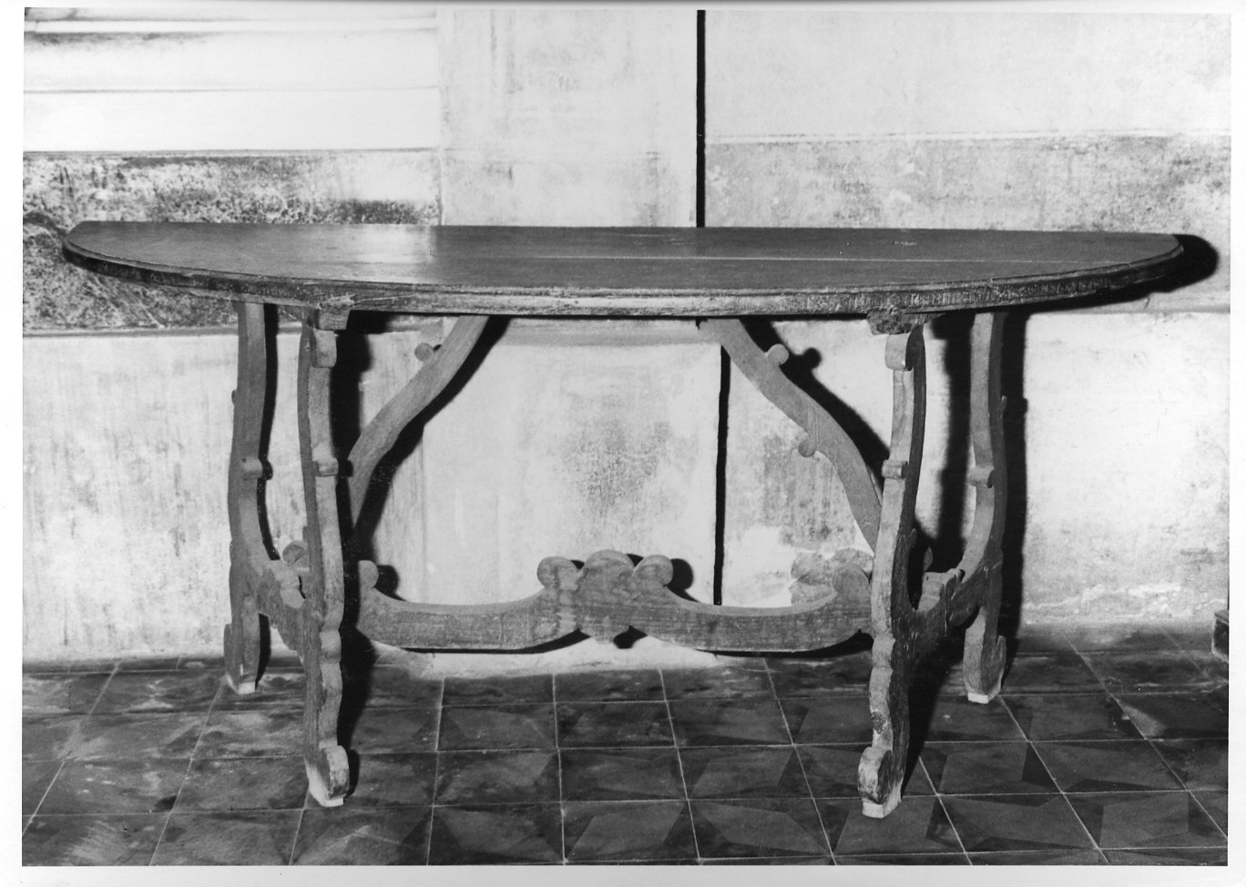 tavolo, opera isolata - bottega lombarda (fine sec. XIX)