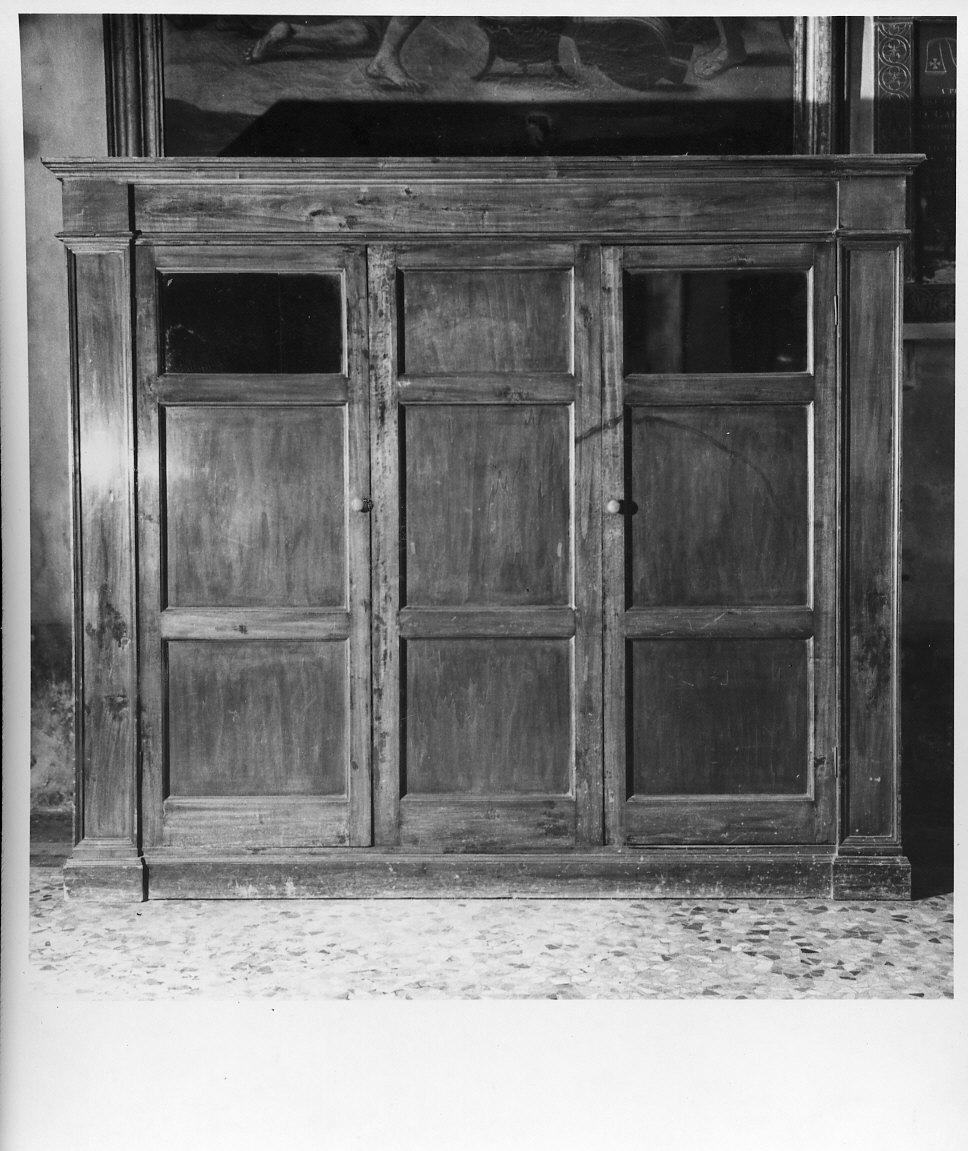 armadio, opera isolata - bottega lombarda (seconda metà sec. XIX)