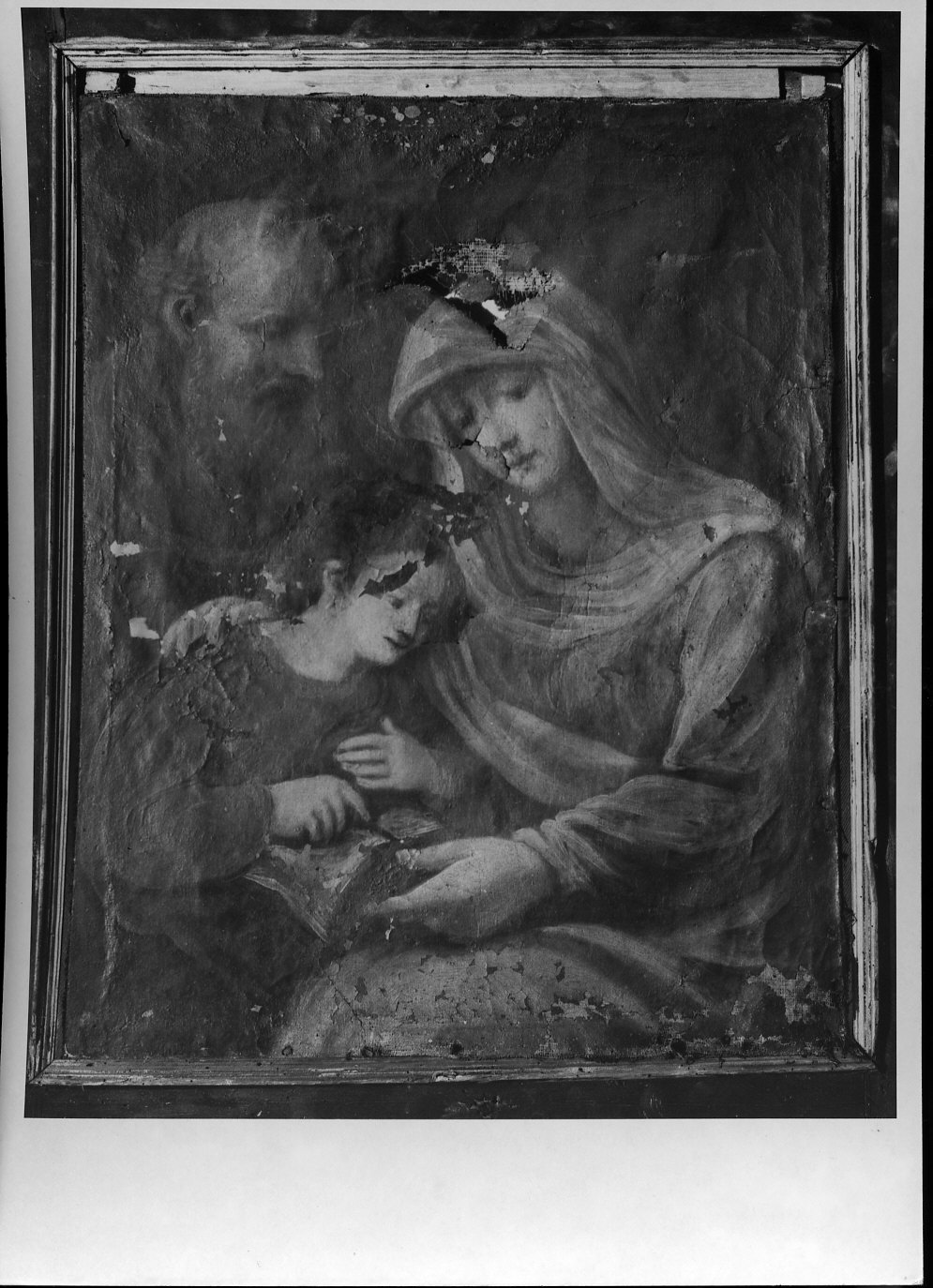 Sacra Famiglia (dipinto, opera isolata) - ambito lombardo (sec. XVIII)