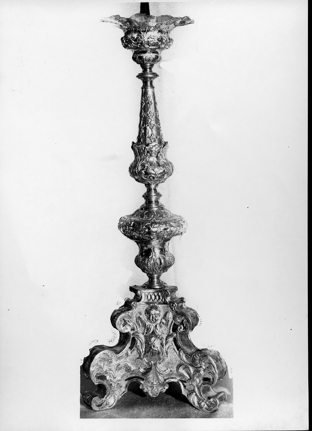 candeliere, serie - bottega lombarda (sec. XVIII)