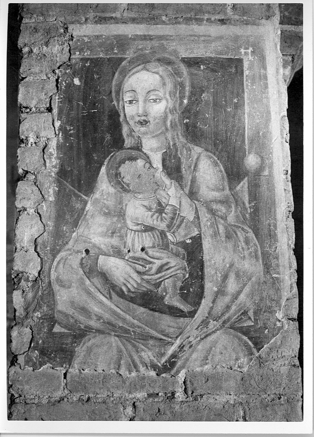 Madonna del Latte (dipinto murale) - ambito lombardo (sec. XV)