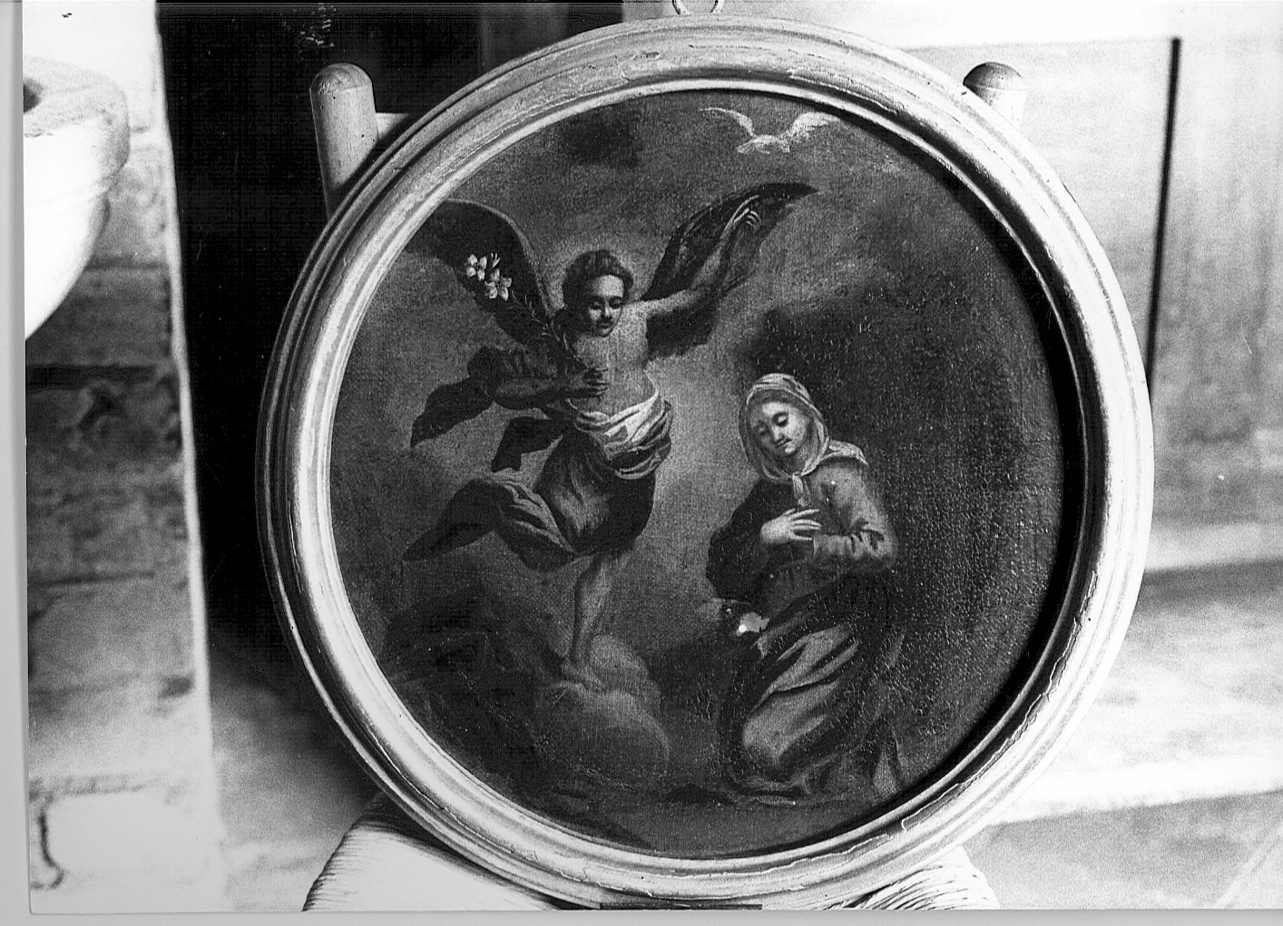Annunciazione (dipinto murale) - ambito lombardo (sec. XVII)