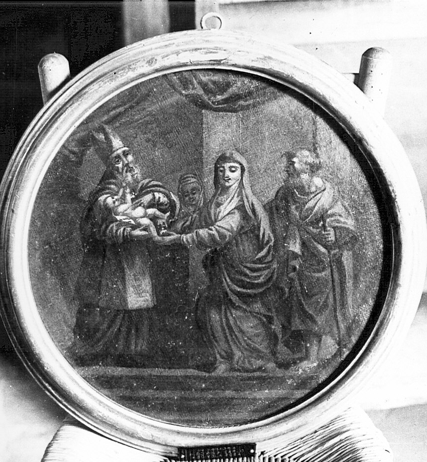 presentazione di Gesù al tempio (dipinto murale) - ambito lombardo (sec. XVII)