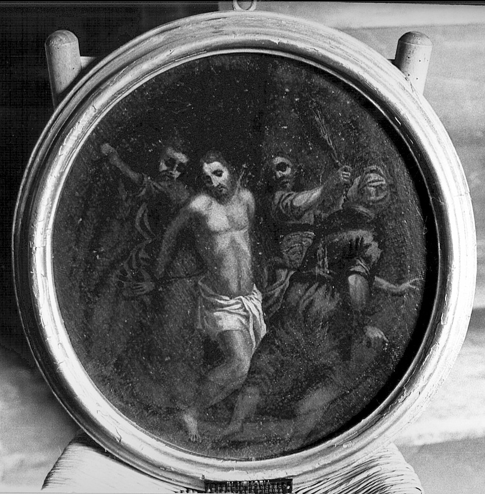 flagellazione di Cristo (dipinto murale) - ambito lombardo (sec. XVII)