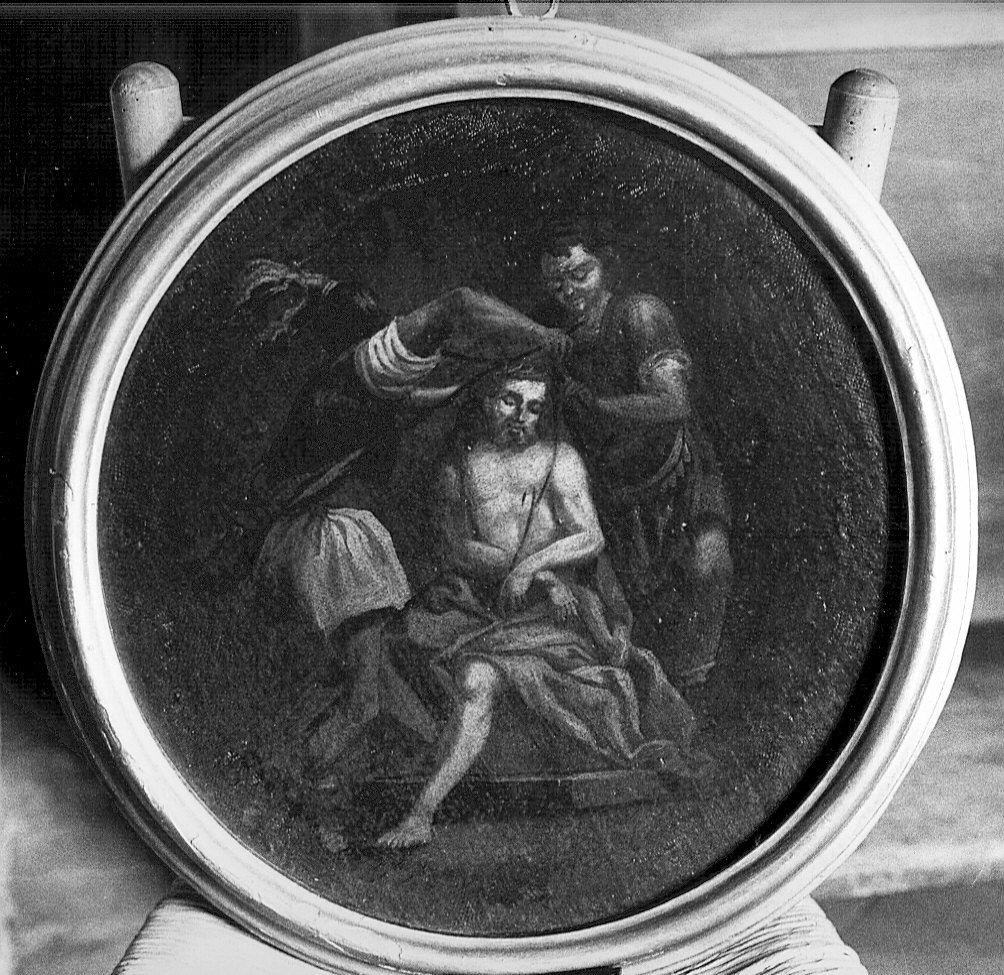 incoronazione di spine (dipinto murale) - ambito lombardo (sec. XVII)