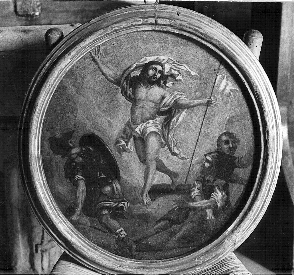 resurrezione di Cristo (dipinto murale) - ambito lombardo (sec. XVII)