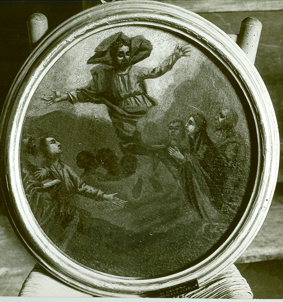 ascensione di Cristo (dipinto murale) - ambito lombardo (sec. XVII)