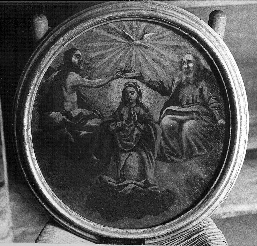incoronazione di Maria Vergine (dipinto murale) - ambito lombardo (sec. XVII)