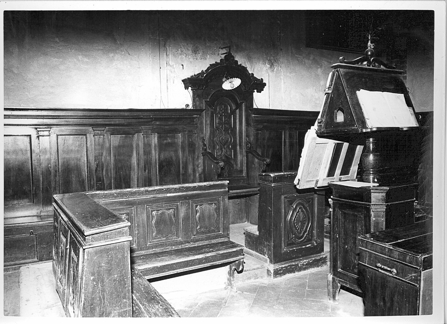 stalli del coro - bottega lombarda (sec. XVIII)