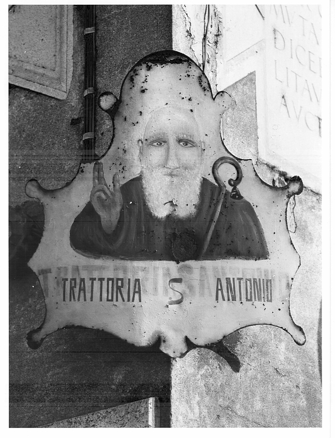 Non rilevato (insegna) - bottega vigevanese (sec. XX)