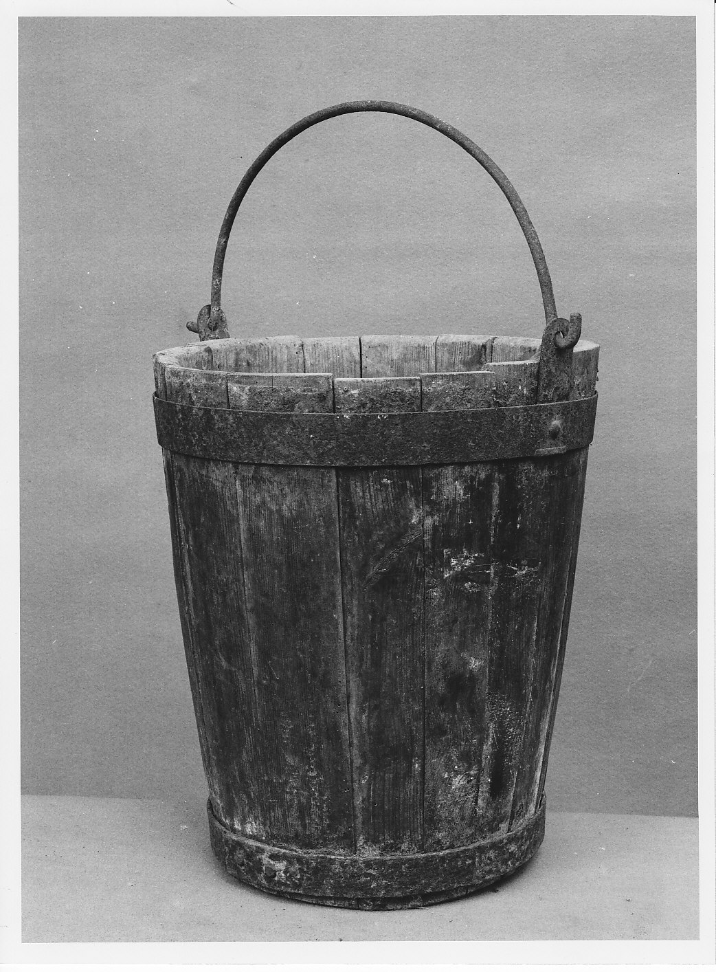 secchio per liquidi - bottega (sec. XIX)