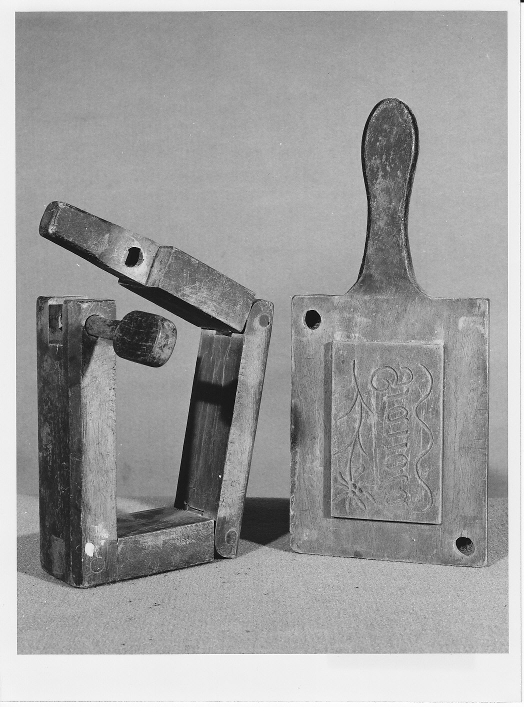 stampo per burro - bottega (sec. XIX)