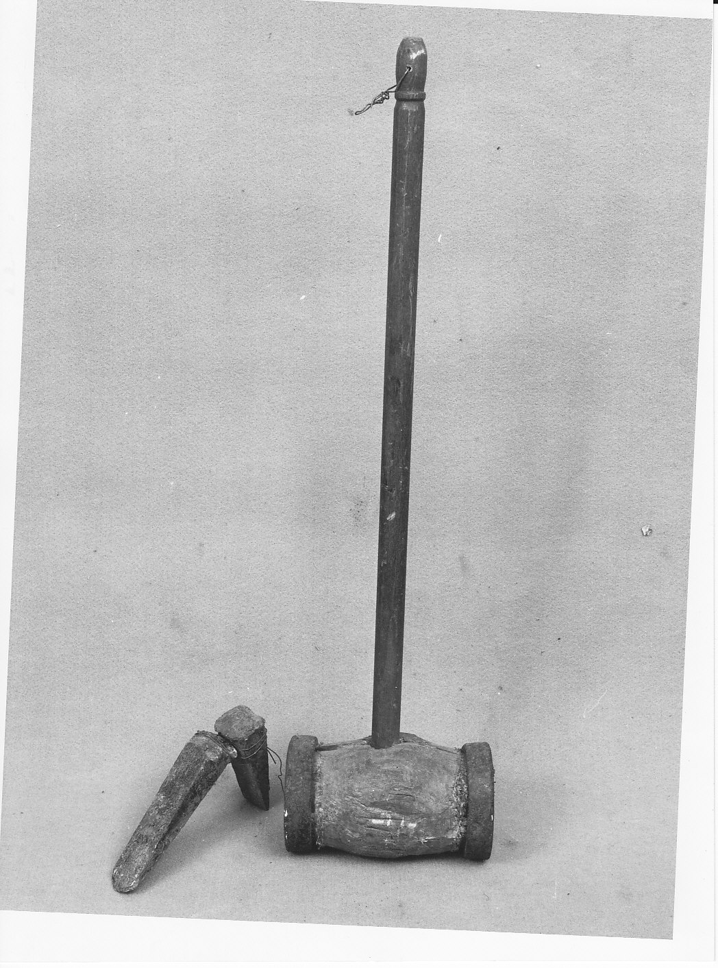 mazza di legno - bottega (sec. XIX)