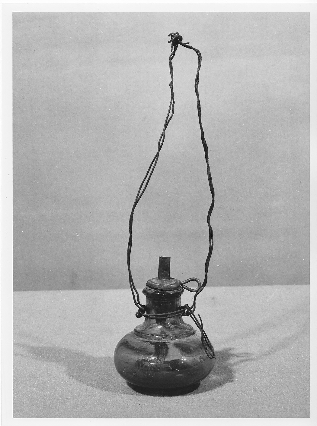 lume ad olio - bottega (sec. XIX)