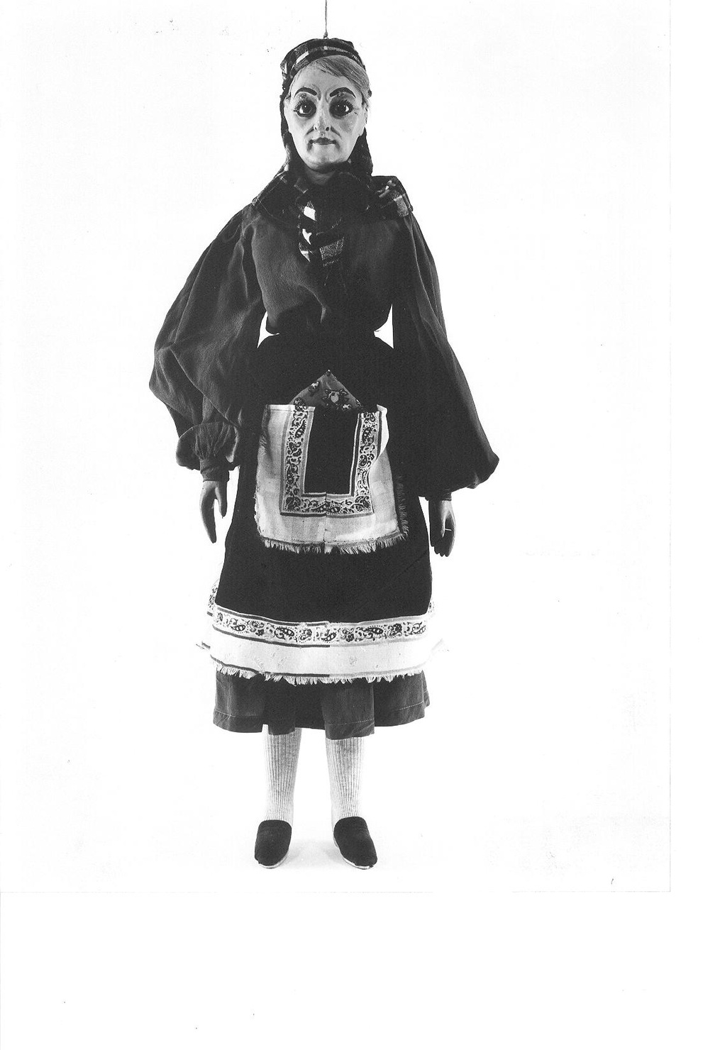 madre siciliana (marionetta) - manifattura (sec. XX prima metà)