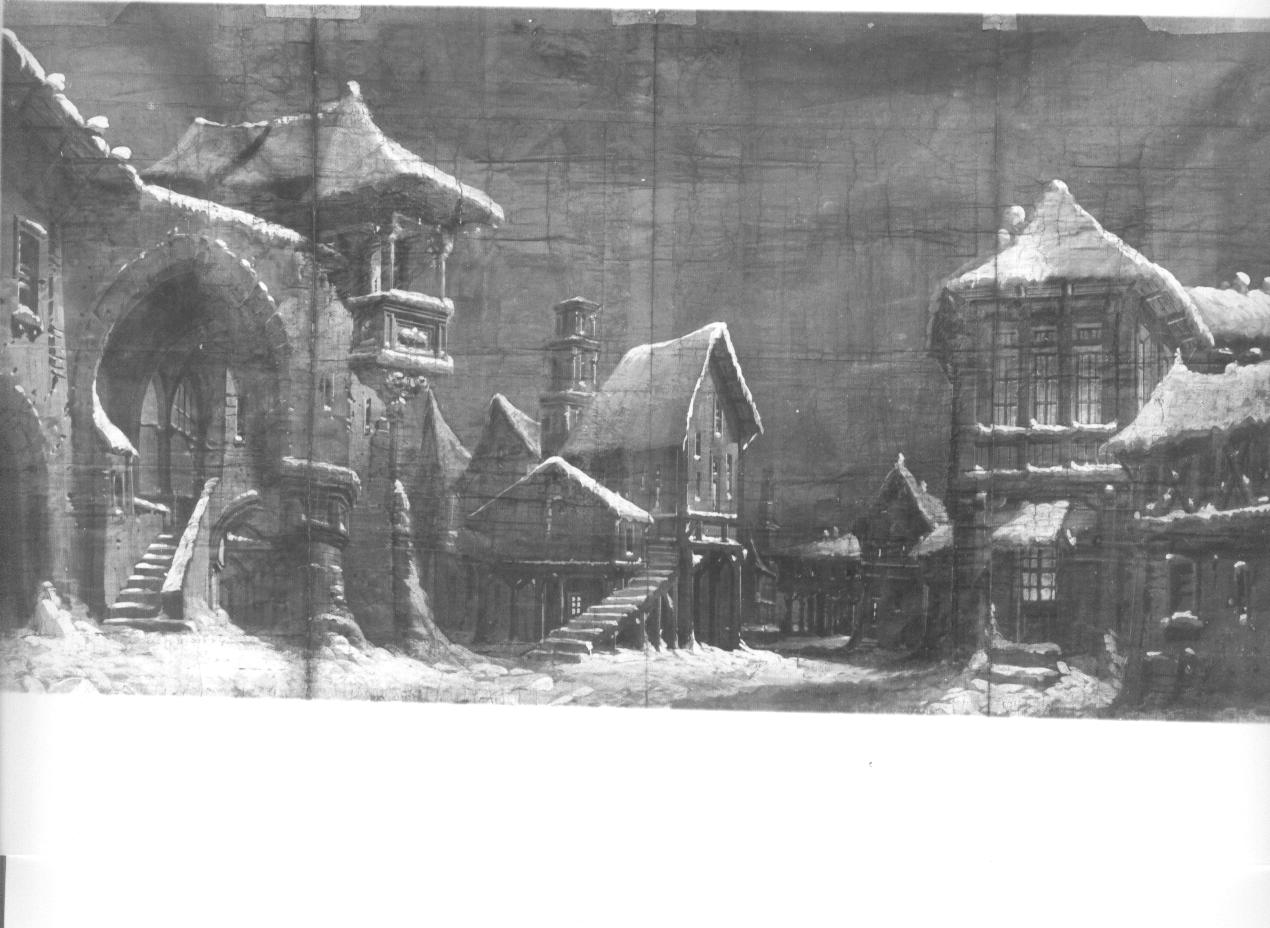 nevicata, nevicata (fondale) - ambito (sec. XIX fine)