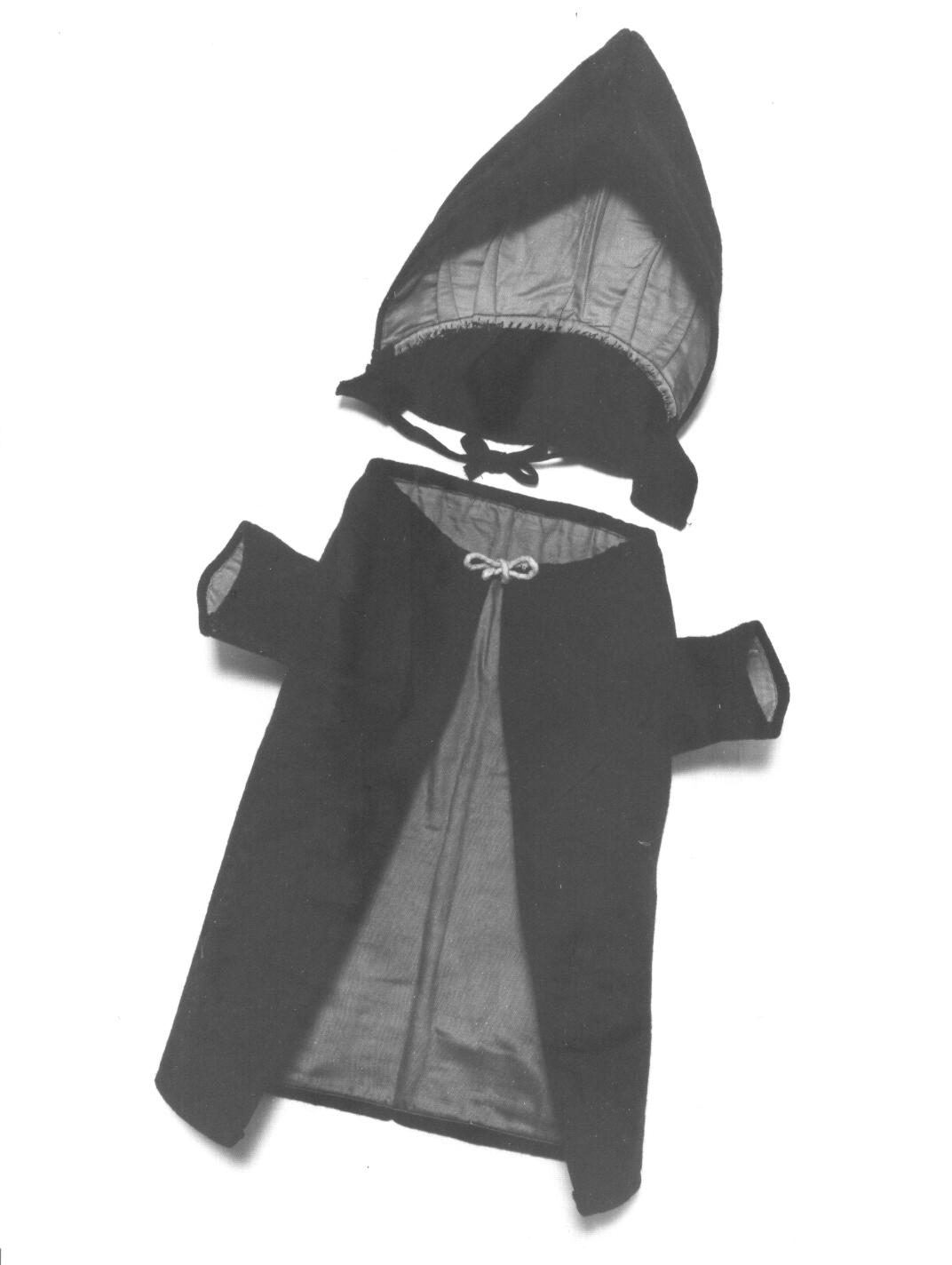 abito da frate (abito) - manifattura (sec. XX prima metà)