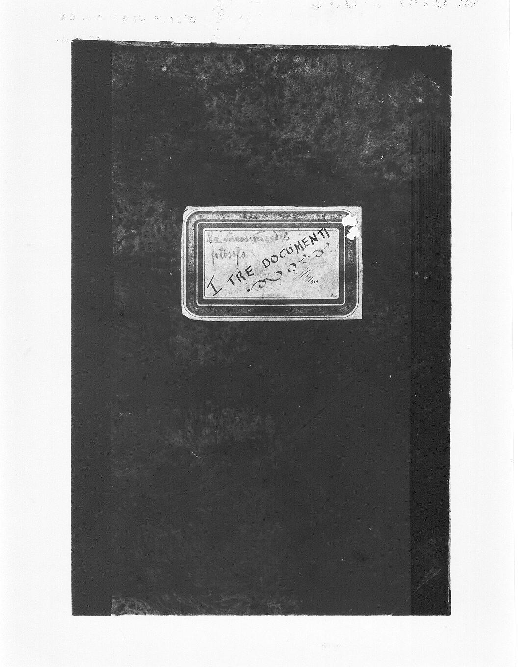 copertina di copione (copertina) di Campogalliani C (burattinaio) - bottega (sec. XIX prima metà)