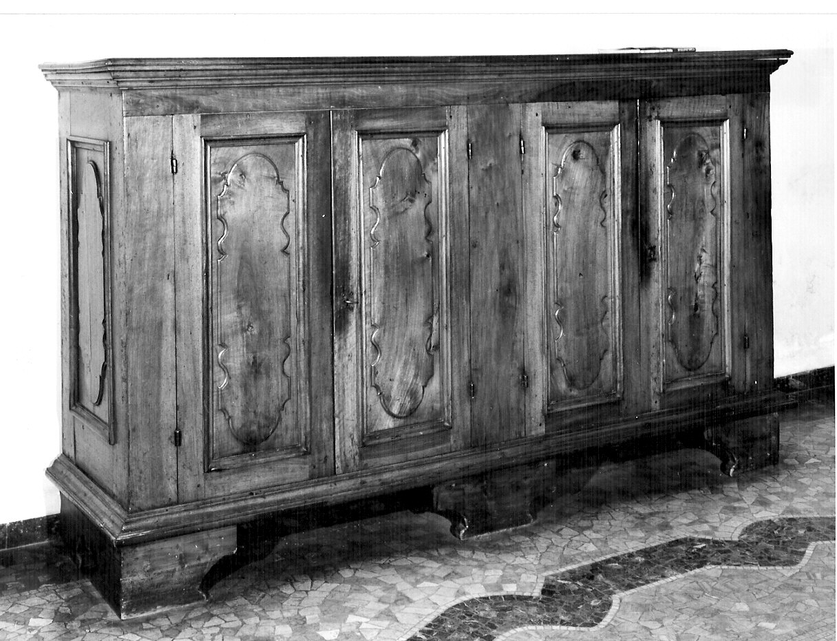 credenza, opera isolata - bottega lombarda (sec. XIX)