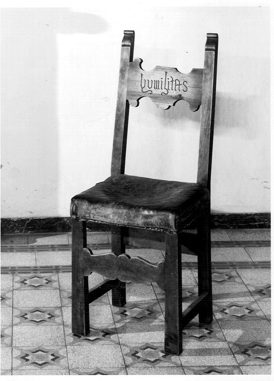 sedia, opera isolata - bottega lombarda (sec. XIX)