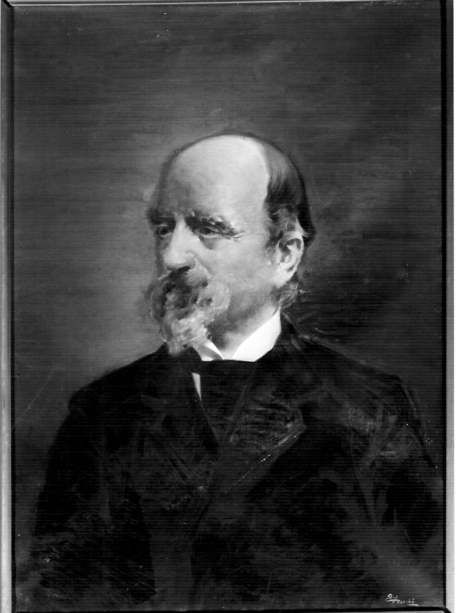 ritratto del conte Guido Borromeo, ritratto d'uomo (dipinto, opera isolata) di Acerbi Ezechiele (primo quarto sec. XX)