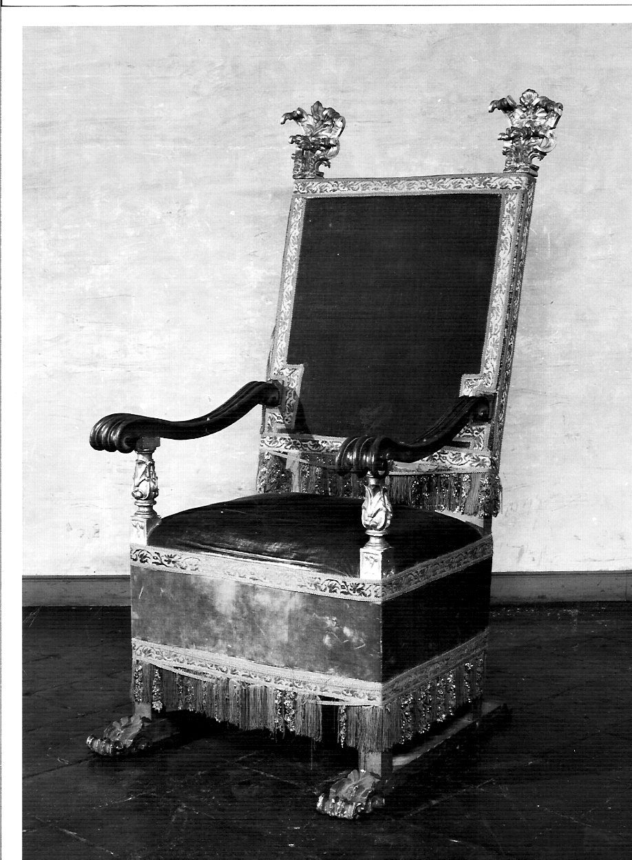 seggiolone, serie - bottega lombarda (sec. XVII)