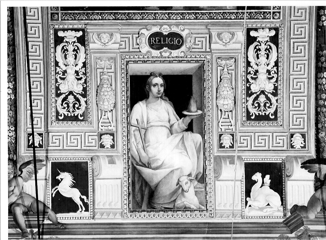 Religione (dipinto, elemento d'insieme) di Nebbia Cesare (sec. XVII)