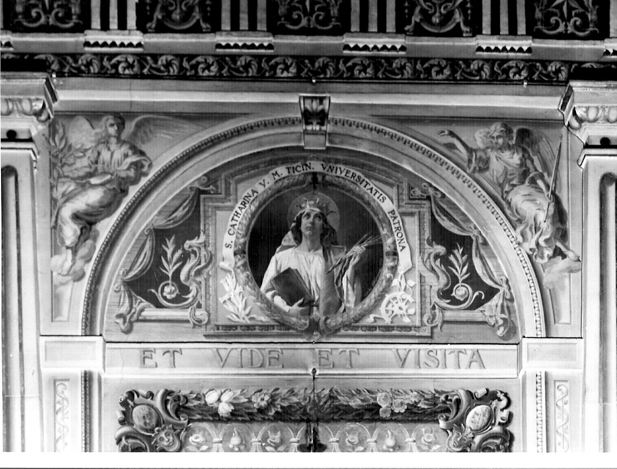 Santa Caterina d'Alessandria (dipinto, elemento d'insieme) di Bignami Osvaldo (sec. XX)