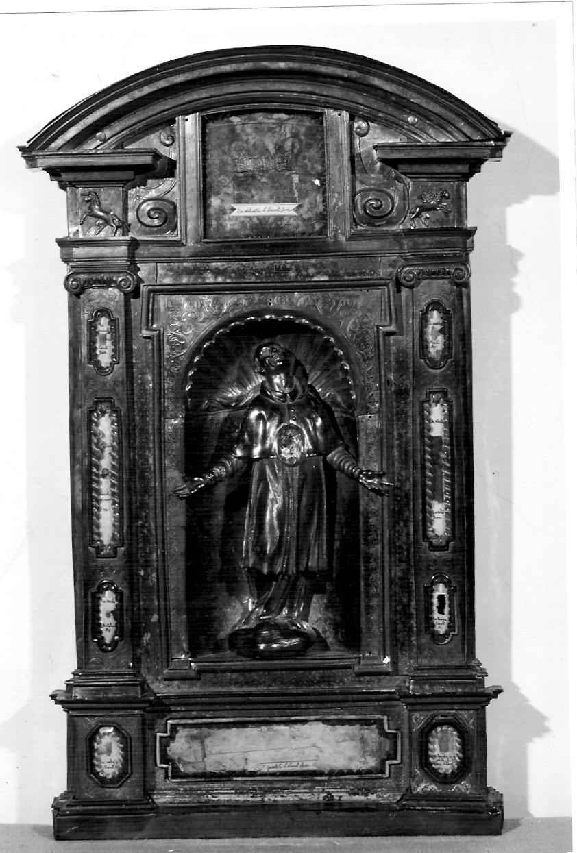 reliquiario, opera isolata - bottega lombarda (seconda metà sec. XVIII)