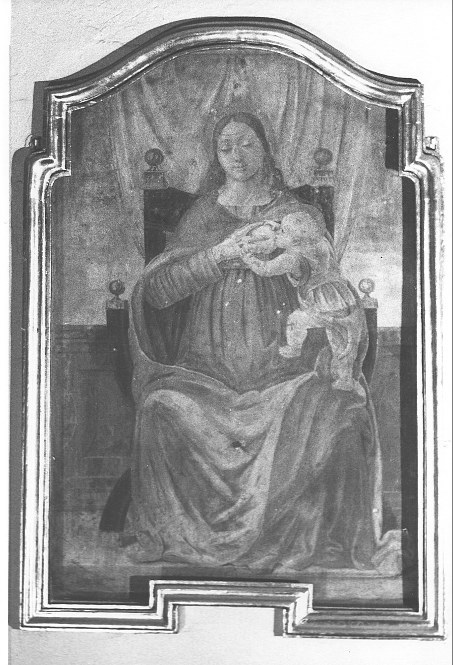 Madonna del Latte (dipinto, opera isolata) - ambito lombardo (sec. XVII)