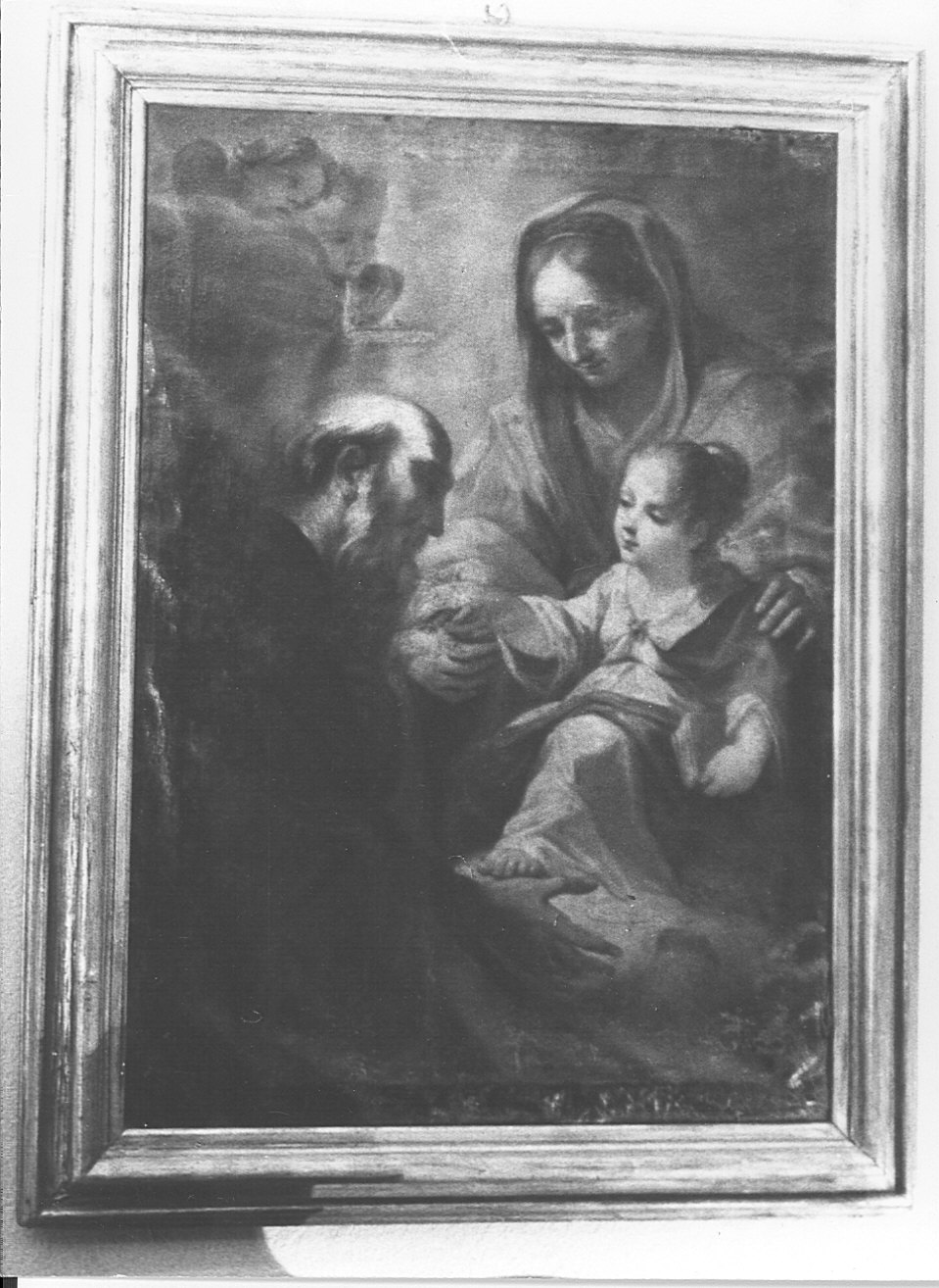 Sant'Anna con Maria Bambina e San Gioacchino (dipinto, opera isolata) - ambito veneto (sec. XVII)