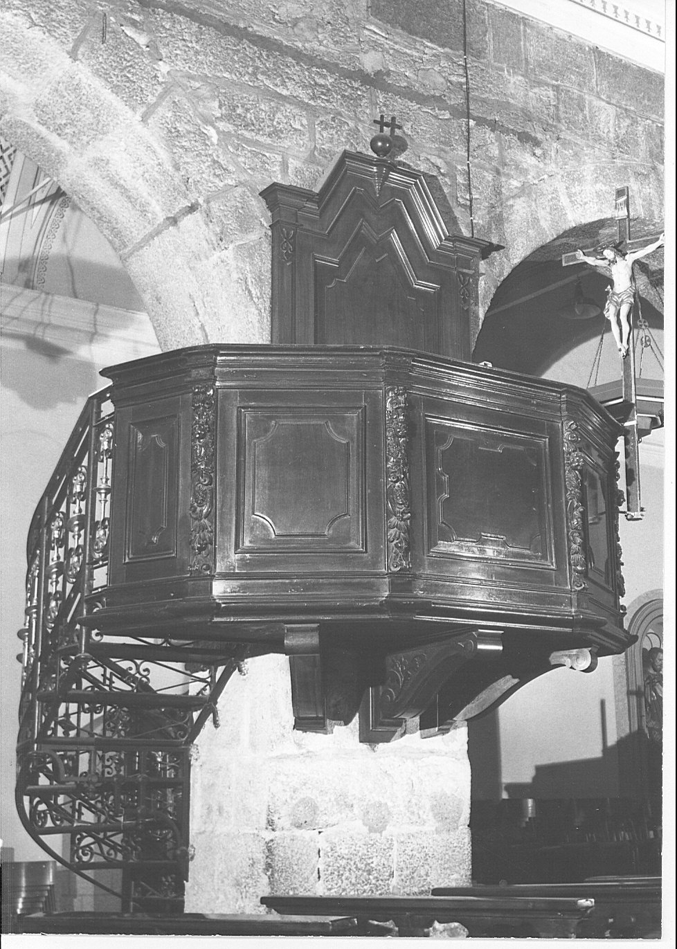 pulpito, opera isolata - bottega comasca (sec. XVI)