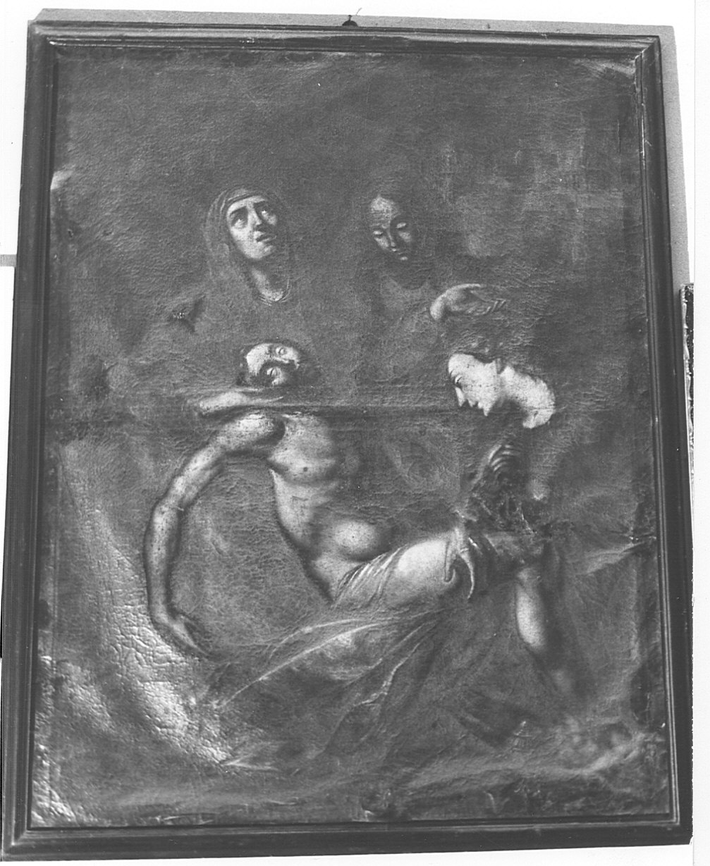 pietà (dipinto, opera isolata) - ambito lombardo (sec. XVII)