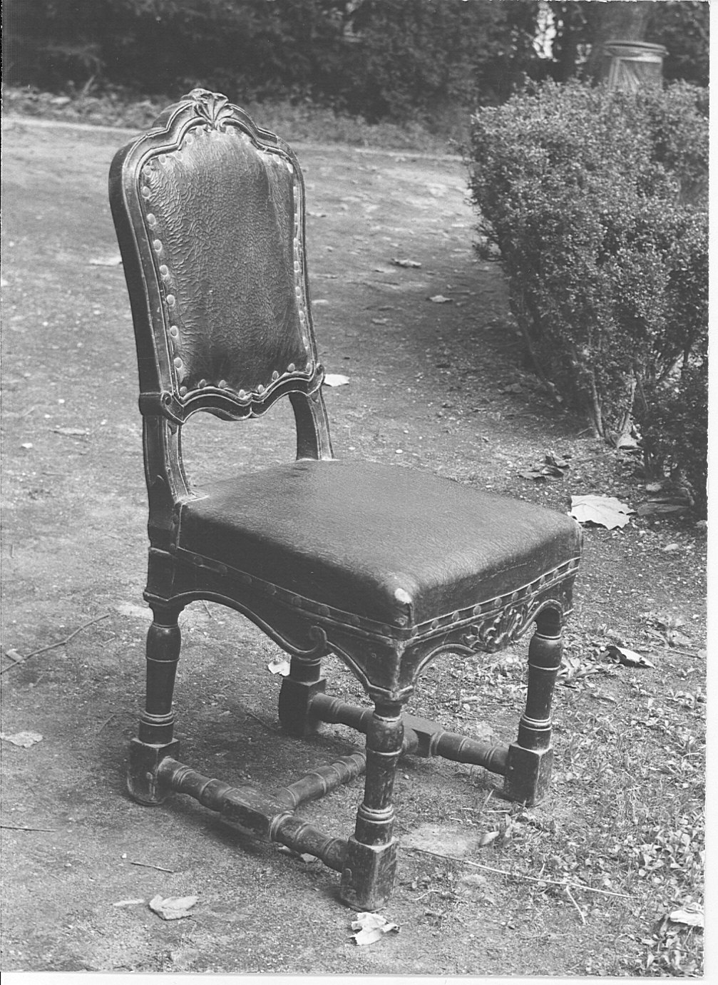 sedia - bottega lombarda (fine/inizio secc. XVII/ XVIII)