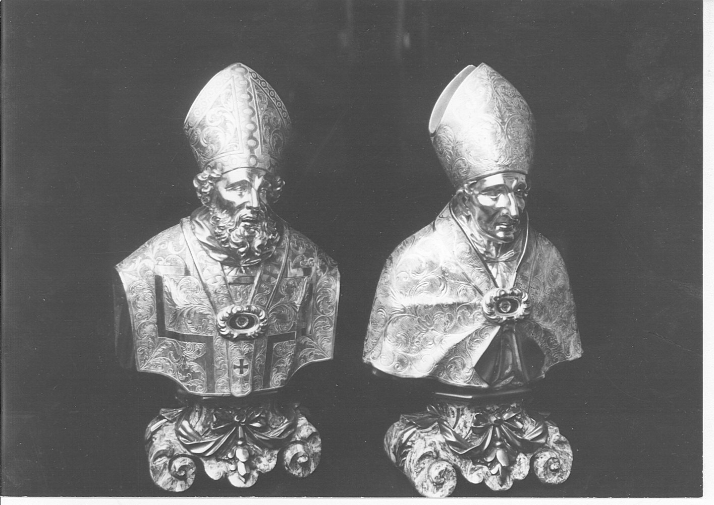 reliquiario - a busto - bottega lombarda (sec. XVI)