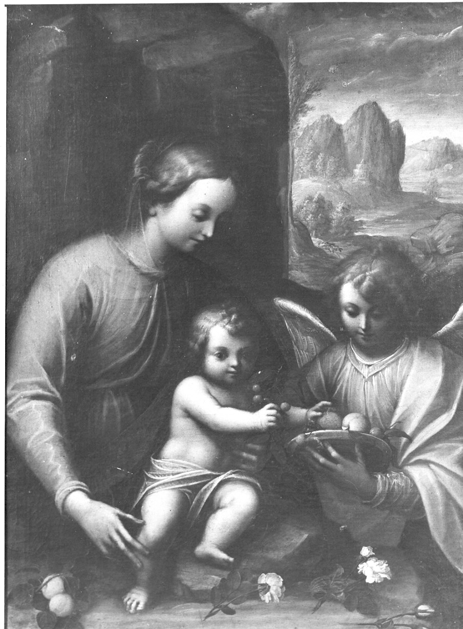 Madonna con Bambino (dipinto, opera isolata) di Caccia Orsola Maddalena (sec. XVII)