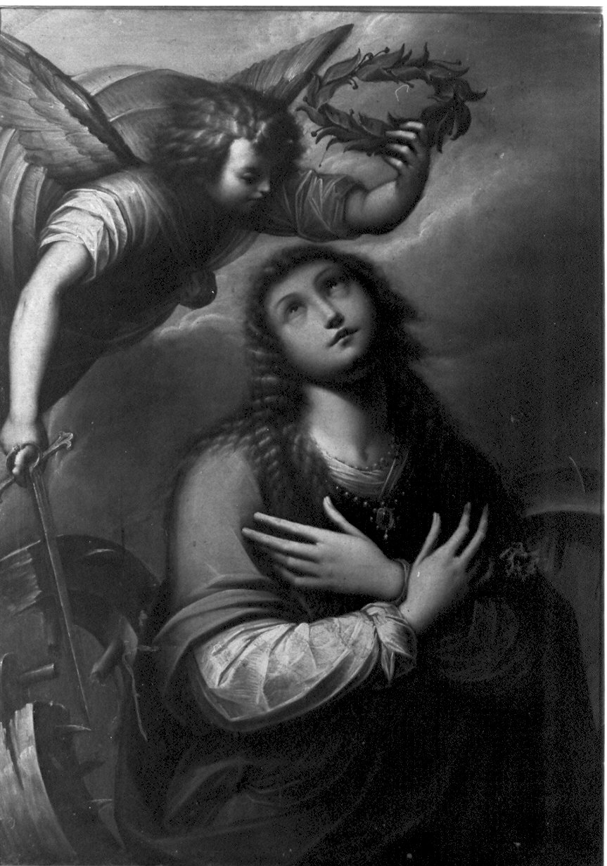 Santa Caterina (dipinto, opera isolata) di Caccia Orsola Maddalena (attribuito) (sec. XVII)