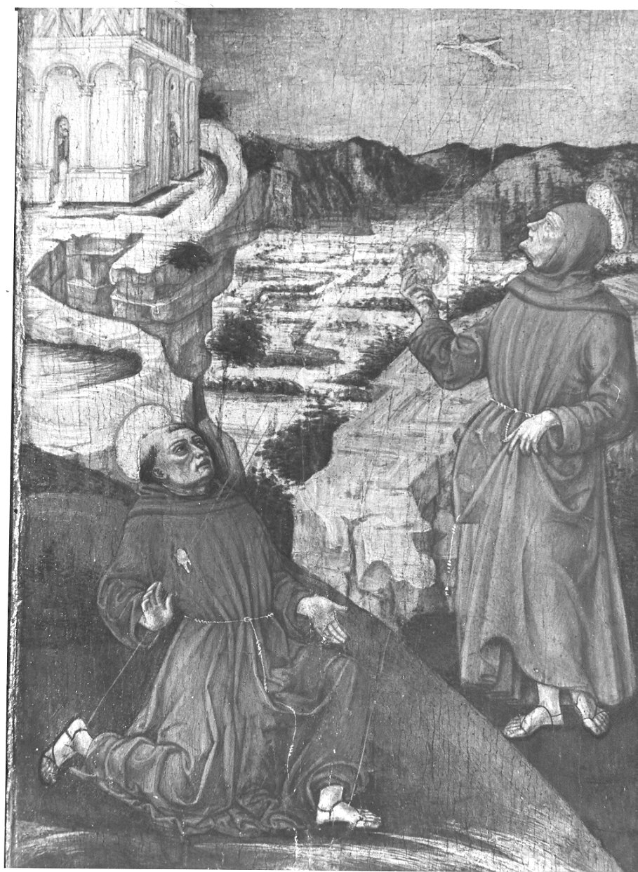 San Francesco d'Assisi riceve le stimmate (dipinto, opera isolata) - ambito veneto (sec. XV)