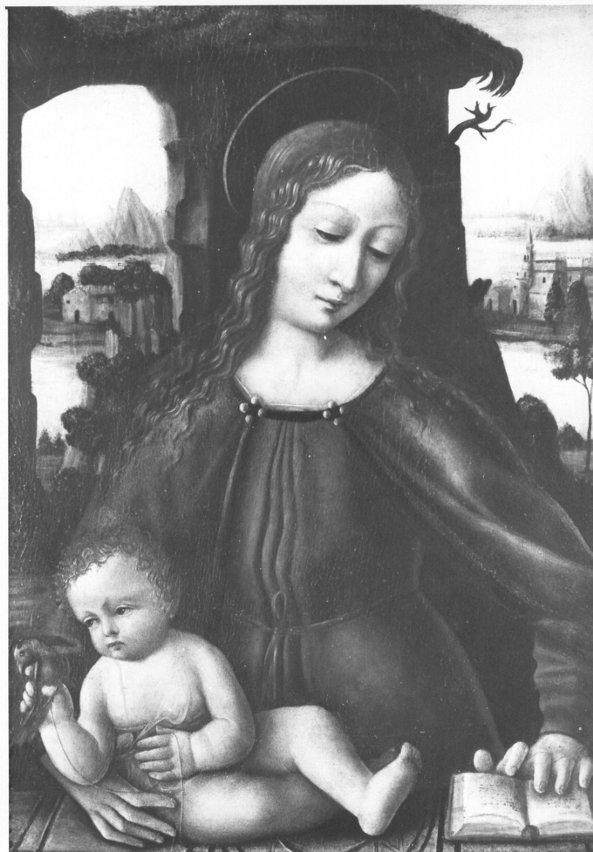 Madonna con Bambino (dipinto, opera isolata) - ambito milanese (sec. XV)